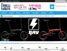 Tablet Screenshot of imbikes.com